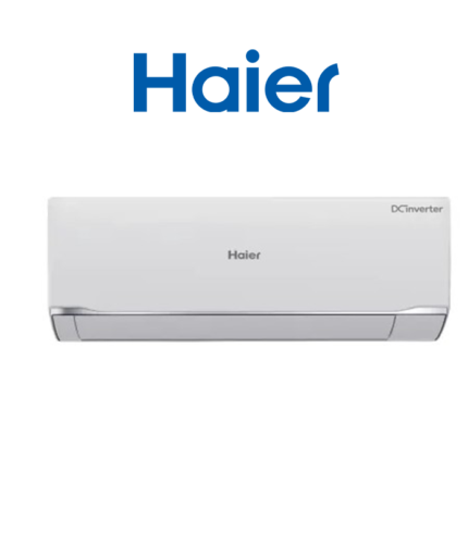 Haier Split Air Conditioner, 1.5 HP, Cooling & Heating, Inverter, White – HSU-12KHRIBC