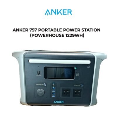 Anker 757 Portable Power Station (PowerHouse 1229Wh) 1800 W (Solar Panel not included)